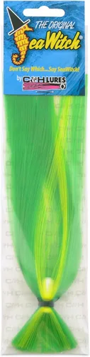 Miniatura 17 de C&H Lures Señuelos de Pesca Sea Witch - Originales Desde 1959, Faldas de Nylon Revelan Cabeza con Peso, 15 Colores, 8 Pesos de Cabeza, Señuelo