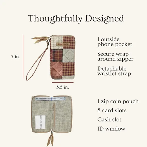 Miniatura 5 de Bella Taylor Cartera moderna para teléfono celular estilo embrague