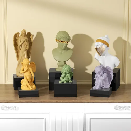 Miniatura 5 de HIIMIEI Elevadores de buffet, elevadores de alimentos para mesa de bufé, estante de exhibición para catering, postres coleccionables, figuras