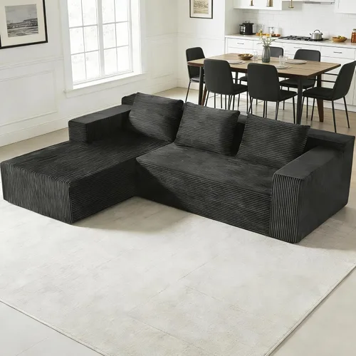 Miniatura 17 de Nigoone Sofá cama plegable de espuma viscoelástica con cojín, silla reclinable, sofá cama individual convertible para invitados, futón, funda Azul