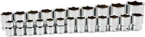 Miniatura 6 de TEKTON SHD93018 - Juego de llaves de vaso de 6 puntos, 23 piezas (0.748-1.969 in)