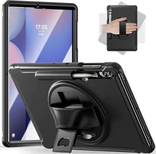 Miniatura 10 de Junfire Funda protectora para Galaxy Tab S10 Lite/S10 FE/S9 FE 5G/S9 con soporte para lápiz capacitivo, Samsung Tab 10.9"/ 11" a prueba de golpes