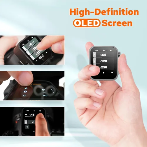 Miniatura 7 de Godox Disparador de flash inalámbrico X3-S para cámaras Sony, sistema inalámbrico X 2.4G TTL Autoflash HSS1/8000s OLED Pantalla táctil de alto