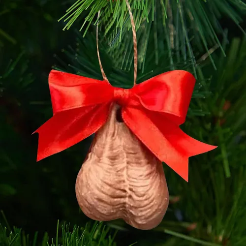 Colgante de Navidad 3D, divertidos adornos de huevo para árbol, decoraciones colgantes hechas a mano para amigos y familiares (A, 1 unidad)