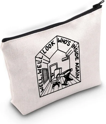 BLUPARK Bolsa de maquillaje inspirada en el cantante, regalo de letras de música para cantantes, regalo para fanáticos del cantante, regalo de
