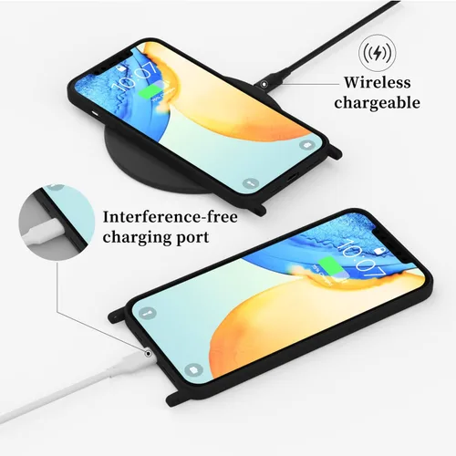 Miniatura 4 de Funda compatible con iPhone 15 Plus con cordón, funda cruzada para iPhone con correa ajustable, a prueba de golpes, protección contra caídas, funda