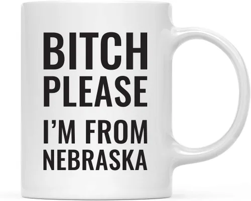 Miniatura 91 de Andaz Press Taza de café de 11 onzas, regalo de broma, Bitch Please I'm from Alabama, paquete de 1, incluye caja de regalo, divertidas ideas