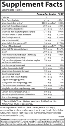 Miniatura 7 de Carlson - Super 1 Diario, Fórmula múltiple vegetariana, multivitamínico, bienestar óptimo, 180 tabletas