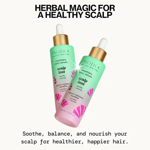 Miniatura 5 de Pacifica Scalp Love - Suero de menta y romero – Suero para el cuero cabelludo seco, escamoso y con picazón, tratamiento hidratante, hidratante
