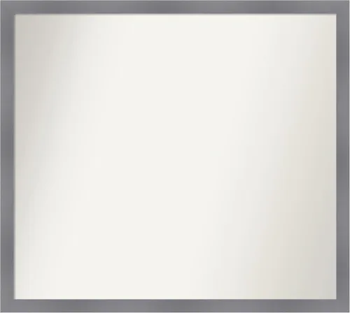Miniatura 325 de Amanti Art Espejo personalizado, espejo de baño gris plomo a rayas, espejo de pared o espejo de tocador de baño sobre el fregadero