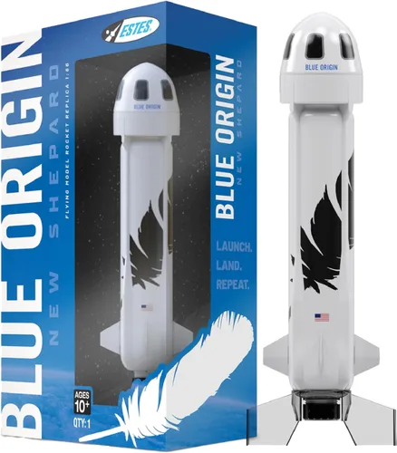 Estes 2198 Blue Origin New Shepard - Kit de construcción de cohetes para principiantes a partir de 10 años