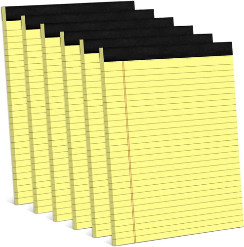 Miniatura 11 de Blocs de Notas de Color 5x8, Paquete de 48 Blocs Legales Pequeños Rosa 5x8, Blocs de Notas Legales Pequeños con Rayas Universitarias Fácil