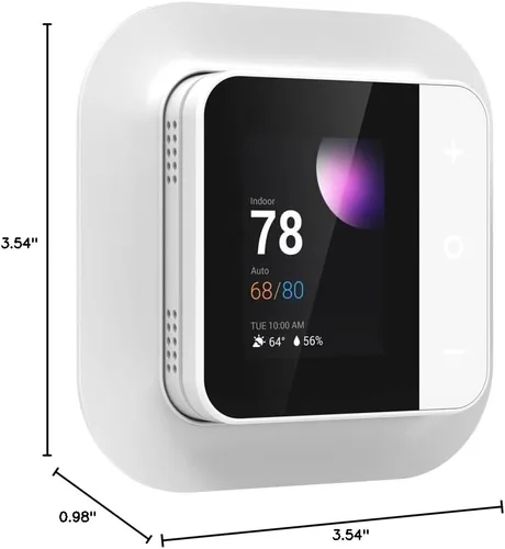 Miniatura 10 de Vine Termostato inteligente programable TJ-560 de 4 pulgadas con pantalla táctil completa para el hogar con control de aplicaciones, ahorro