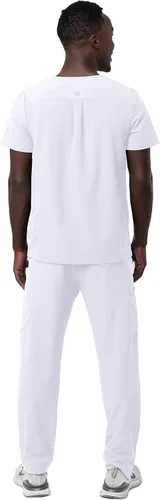 Miniatura 2 de Adar Addition Go-Everyday - Conjunto de exfoliante para hombre, elegante top y pantalones de carga