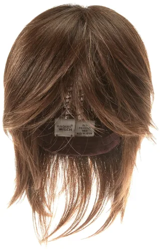 Miniatura 28 de Raquel Welch Hairuwear, peluca de longitud media con capas de volumen sutil y lazo negro, gorra de tamaño medio, RL10/12 castaño iluminado por el sol