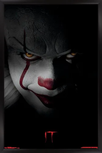 Miniatura 9 de Trends International IT-Pennywise - Póster de pared, 14.725 x 22.375 pulgadas, versión enmarcada de madera de granero