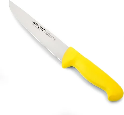 Miniatura 8 de Arcos Cuchillo de carnicero de acero inoxidable nitrum de 8 pulgadas y hoja de 7.874 in. Cuchillo de cocina profesional para cortar carne, pescado