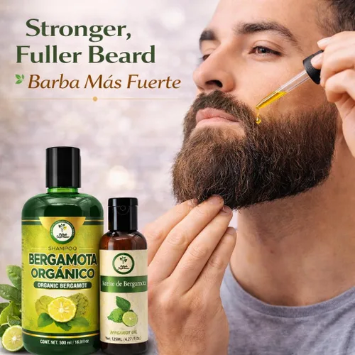 Miniatura 6 de Champú Bergamota Orgánico (16.9 fl oz) con Aloe Vera y Romero + Aceite de Bergamota (4.2 fl oz) Champú Orgánico Bergamota con Sábila & Romero +