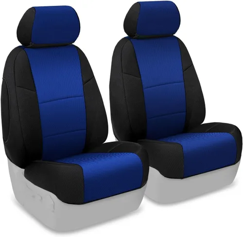 Miniatura 12 de Coverking Custom Fit Funda para asiento Select Chrysler 200 modelos – spacermesh, Negro/Gris Topo (Black/Taupe Insert)