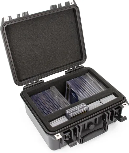 Miniatura 6 de CASEMATIX Funda para tarjetas graduadas compatible con más de 40 tarjetas comerciales BGS PSA SGC FGS de un solo toque, caja de almacenamiento