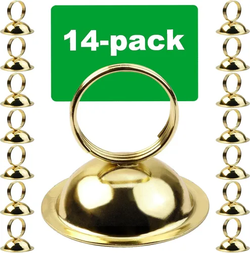 Miniatura 9 de Soporte para números de mesa, soportes para fotos, soporte para tarjetas de lugar, clip de anillo, soporte de menú para tarjetas de menú para boda