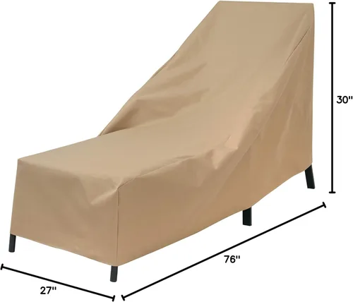 Miniatura 7 de Modern Leisure Basics - Funda para silla tumbona de patio, tela resistente a la intemperie, protección de muebles perfecta para patio, terraza