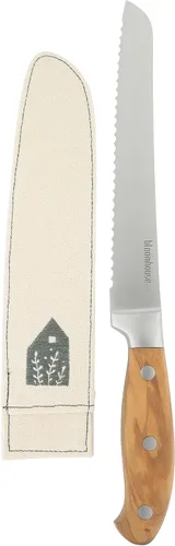 Miniatura 4 de Bloomhouse - Dos veces ganador de las Cosas Favoritas de Oprah - Cuchillo de pan de 8 pulgadas – Hoja serrada de acero inoxidable alemán con mango