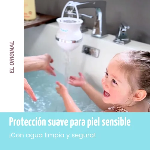 Miniatura 2 de Filtro de Baño Tubo 2.0 - El Filtro de Agua de Baño Original de 8 Etapas para Grifo de Tina - Elimina el 99% del Cloro y Contaminantes - Sin BPA