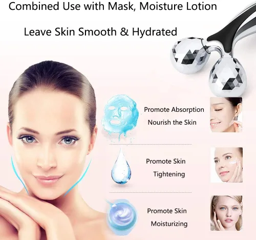 Miniatura 3 de SUPANT Masajeador facial V, reduce las arrugas en el cuello y los ojos, masaje para drenaje linfático, estiramiento facial, reduce la hinchazón