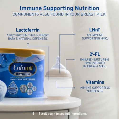 Miniatura 3 de Envase Reutilizable Enfamil Enspire Fórmula en Polvo a Base de Leche con Lactoferrina (que se encuentra en el Calostro y la Leche Materna)
