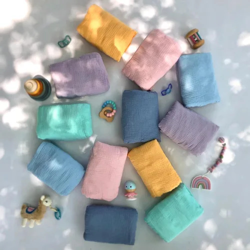 Miniatura 7 de Hugs & Llamas Sábana bajera ajustable de muselina de algodón 100% orgánico Sábanas de cuna premium para niños y niñas Sábanas orgánicas