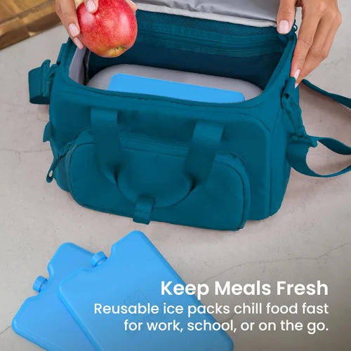 Miniatura 2 de Bentgo Chillers Ice Packs: diseño delgado y reutilizable de enfriamiento de congelación rápida mantiene la comida fresca en loncheras, bolsas