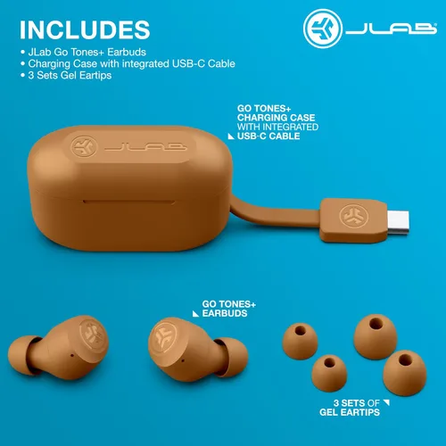 Miniatura 22 de JLab Go Air Pop+ Auriculares Verdaderamente Inalámbricos, Auriculares Intraaurales, Auriculares Bluetooth, 35H de Tiempo de Reproducción, Menta