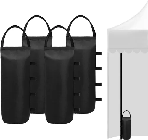 IALNAI Pesos de toldo de 112 libras, bolsas de arena para toldo, publicidad al aire libre, tienda de campaña fija y resistente al viento, tienda de