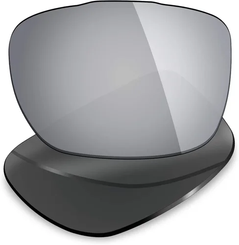 Miniatura 3 de mryok 4pares polarizadas lentes de repuesto para Oakley TwoFaceanteojos de sol, Stealth negrorojo fuegohielo azulplata titanio