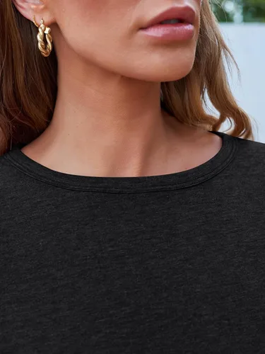 Miniatura 27 de SUNBS Paquete de 3 camisas de manga larga para mujer, ajuste holgado, ropa de otoño, ropa de moda 2025, camisetas básicas de entrenamiento, trajes