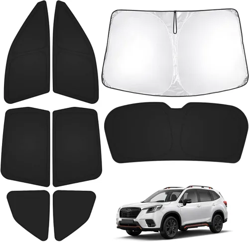 Miniatura 26 de T TGBROS Parasol para parabrisas para Honda Civic 2022-2025 2026, parasol grueso con bloqueo UV y opaca, para privacidad, plegables, 8 accesorios