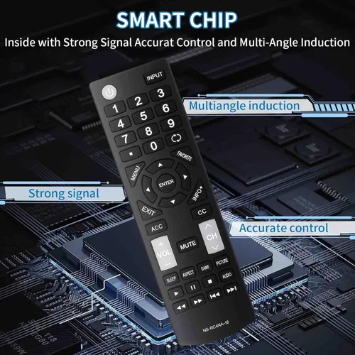 Miniatura 5 de Reemplazo universal de control remoto apto para todos los televisores Insignia LED-LCD HDTV
