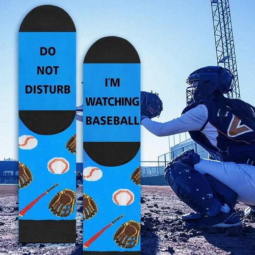 Miniatura 150 de AGRIMONY Calcetines divertidos con texto en inglés «Do Not Disturb Gaming» para hombres, mujeres, adolescentes, niños, Pascua, padres, cumpleaños