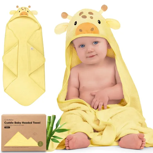Miniatura 37 de KeaBabies Toalla de bebé con capucha para recién nacido, viscosa derivada de bambú, toallas de baño grandes con capucha para niños, niñas, niños