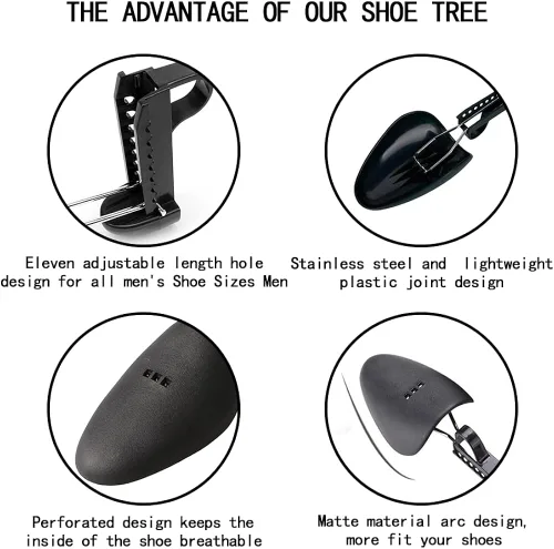 Miniatura 3 de PHABULS Árboles de zapatos de longitud ajustable para hombre