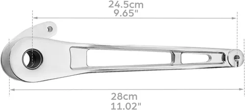 Miniatura 4 de TCMT Palanca de Brazo de Freno Cromado Compatible con Harley Touring 2014-2025 Road King Street Glide Road Glide Electra Glide Ultra Limited Tri