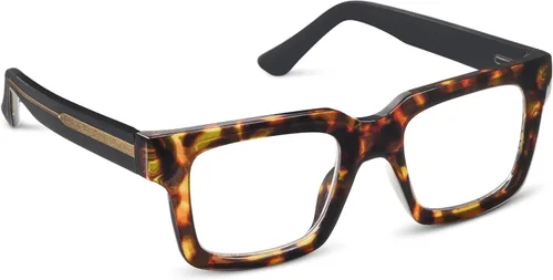 Miniatura 5 de Peepers de PeeperSpecs - Gafas de lectura con bloqueo de luz azul favoritas de Oprah y gafas sin corrección Negro (Tortoise/Black)