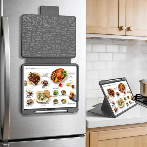Miniatura 12 de BLOSOMEET Funda para iPad Air de 11 pulgadas M3 2025 y M2 2024 con protector de pantalla de vidrio templado y soporte para lápiz, funda para iPad