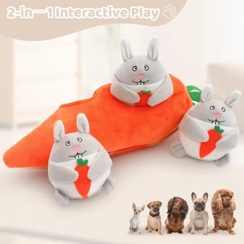 Miniatura 6 de Juguete chillón Ifoyo para perro, grande, duradero, para perros medianos/pequeños, mascotas, juguete para perros de Navidad de Halloween