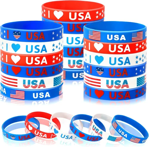 Miniatura 14 de JUNEBRUSHS 42 piezas de accesorios de concientización sobre el cáncer de mama, pulseras de silicona Esperanza Fe Fuerza Coraje, pulseras accesorios