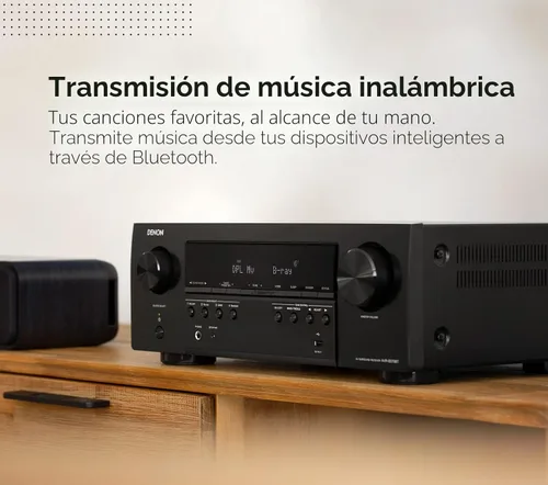 Miniatura 6 de Denon AVR-S570BT Receptor AV de 5.2 canales 8K Ultra HD Audio y Video, Receptores estéreo, Denon AVR Transmisión inalámbrica Bluetooth, (4) Entradas