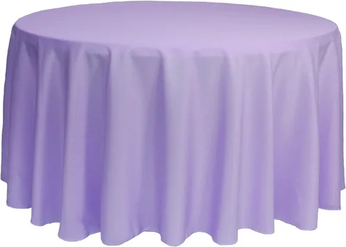 Miniatura 45 de YOUR CHAIR COVERS - Mantel redondo de poliéster prémium de 120 pulgadas - Mantel de lino color champán para mesas redondas estándar