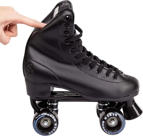 Miniatura 6 de C SEVEN C7skates Patines de cuatro ruedas Diseño retro Negro