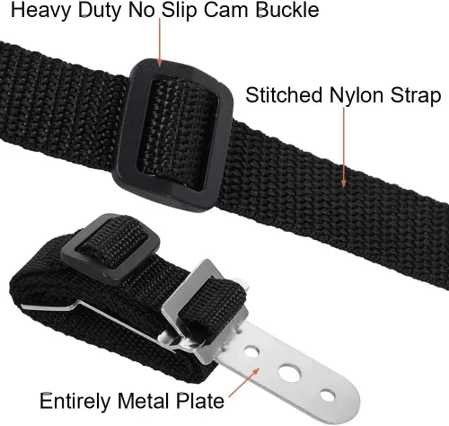 Miniatura 7 de Correas de TV ajustables antipuntas, seguridad para pantalla plana, anclaje de metal de doble cable resistente para protección de bebés y mascotas
